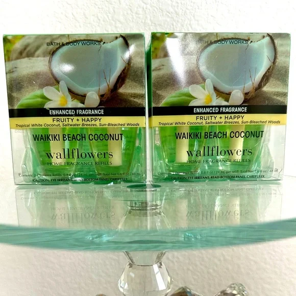 Waikiki Beach Coconut Wallflowers 2-Pack Refills - Picture 1 of 5